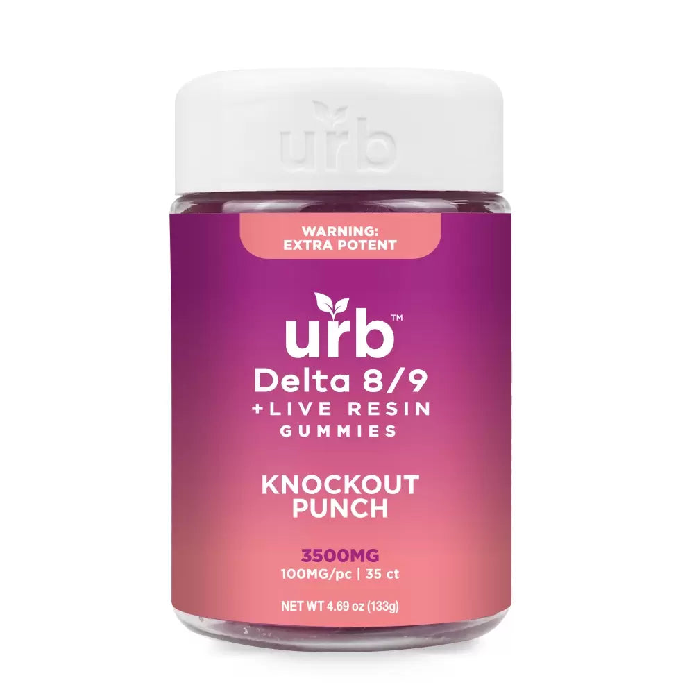 Urb D8/D9 THC 3500mg Gummy Jar