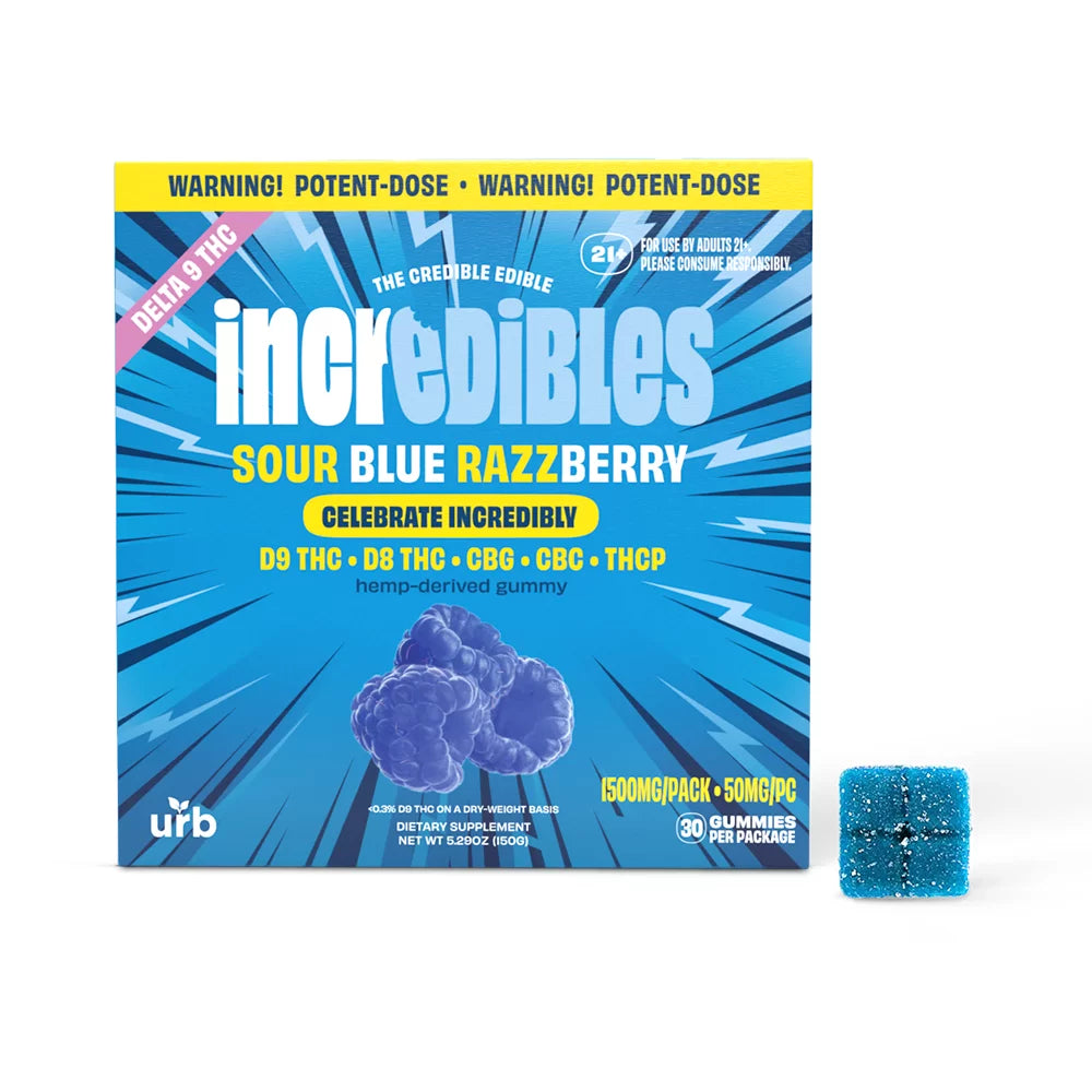 URB incredibles 1500mg Premium Blend Gummies