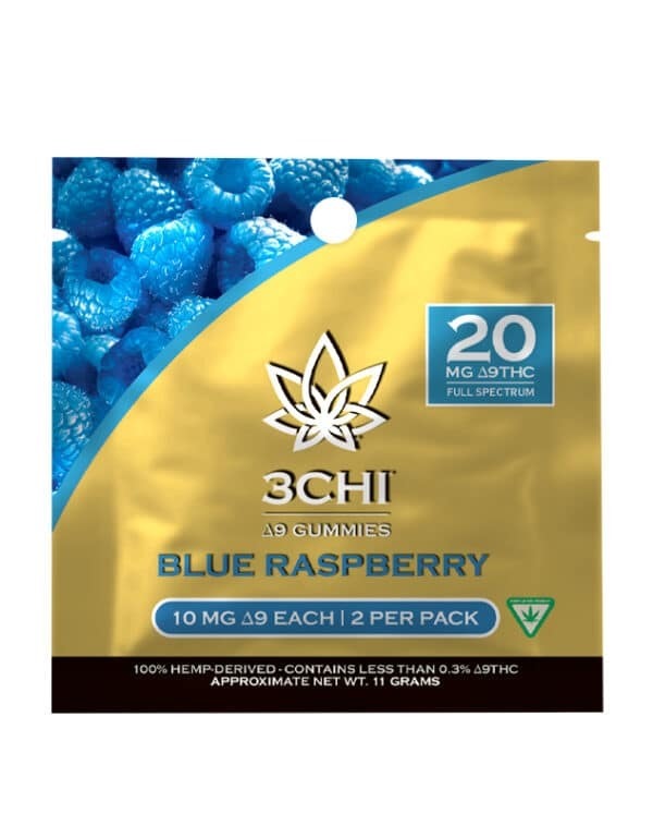 3Chi D9 Blue Raspberry 2pk