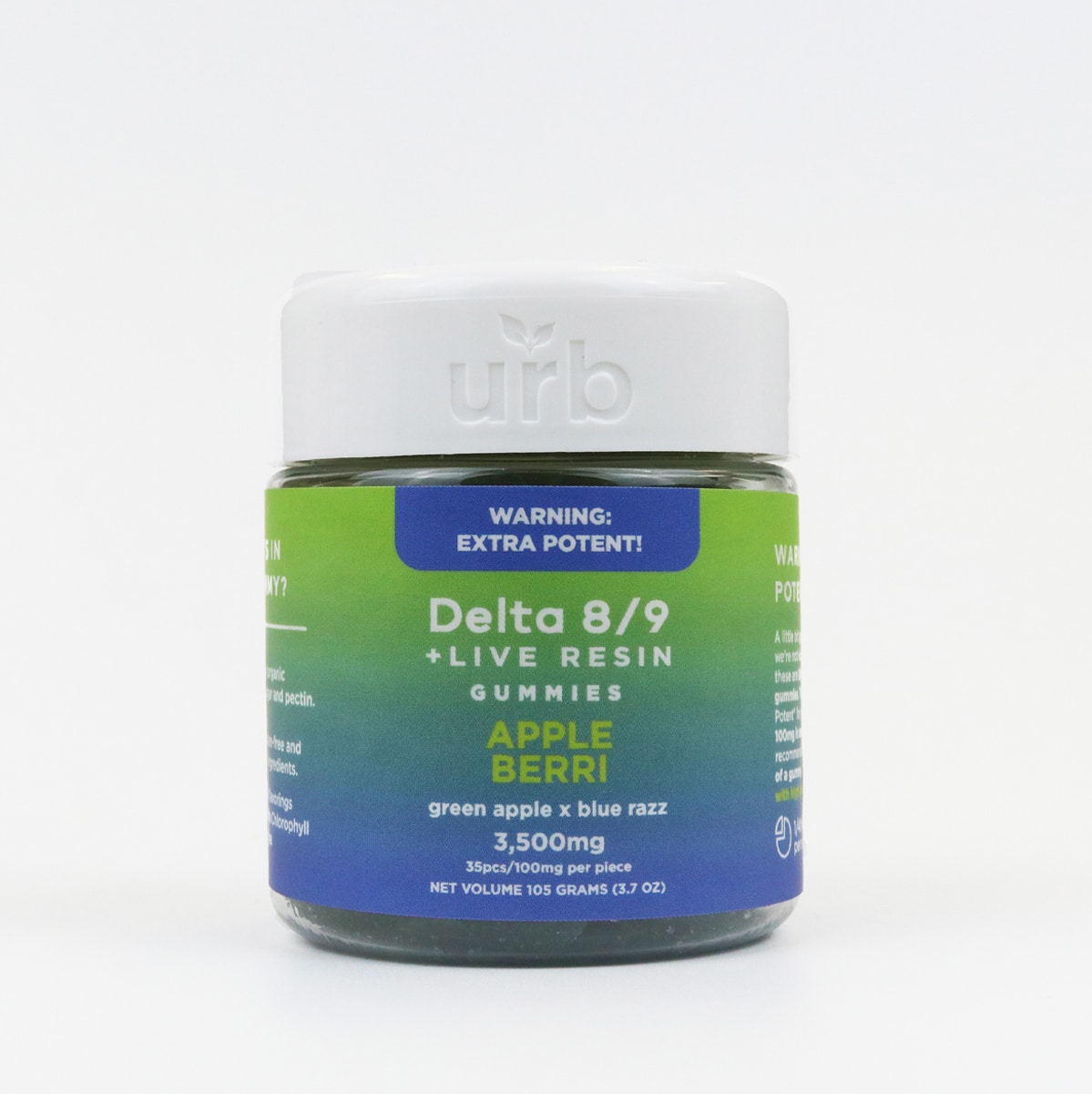 Urb D8/D9 3500mg Live Resin Apple Berri Jar