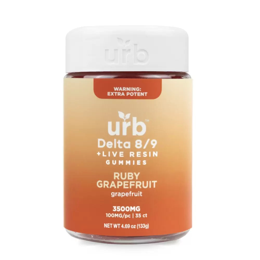 Urb D8/D9 THC 3500mg Gummy Jar