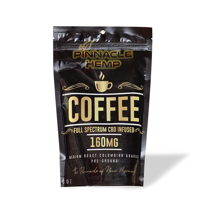 Pinnacle CBD 160mg Coffee Grounds