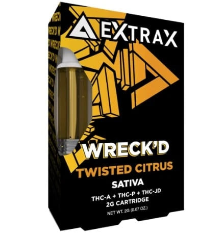 Extrax 2g THCA cartridge Twisted Citrus