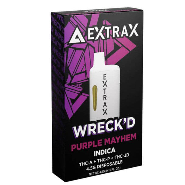 Extrax 4.5g THCA disposable Purple Mayhem