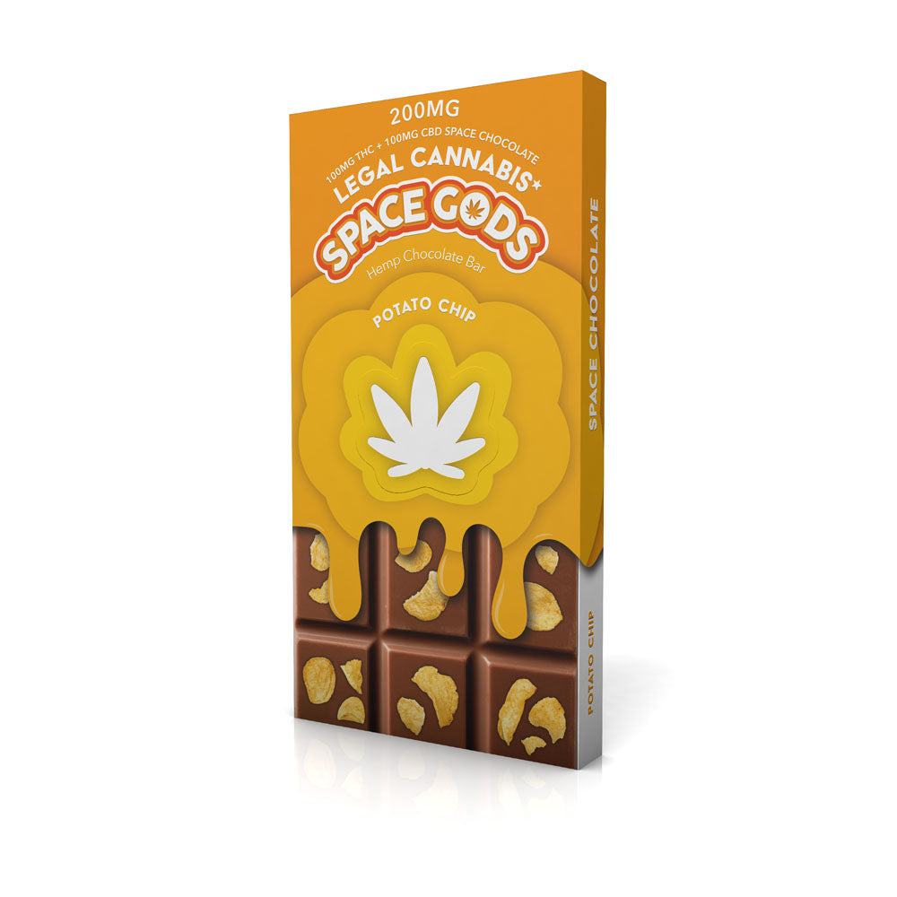 Space God D9 Potato Chip Chocolate Bar