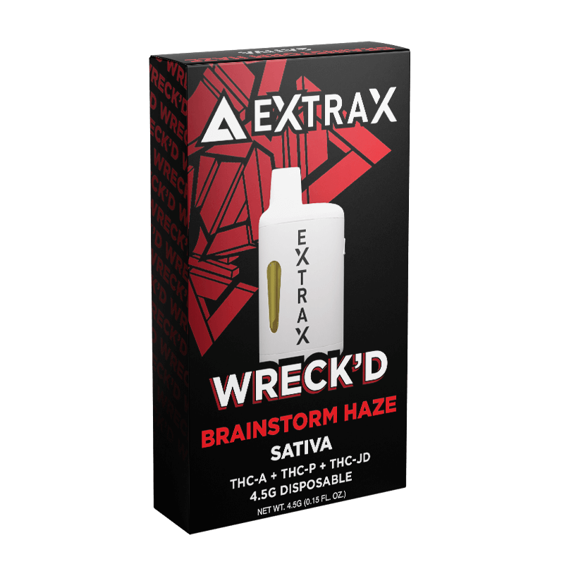 Extrax 4.5g THCA disposable Brainstorm haze